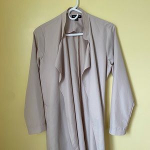 American Apparel beige long-line trench coat, new without tags